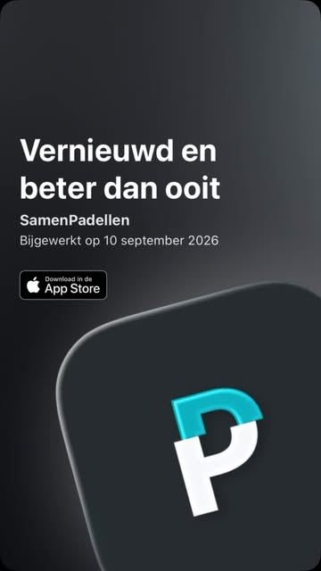 Instagram post: SamenPadellen vernieuwd en beter dan ooit
